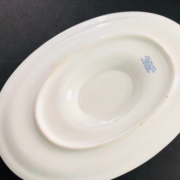 VINTAGE Old Chelsea Furnivals Ltd RARE #647812 Double Spouted Sauce Boat EUC - Picture 7 of 8